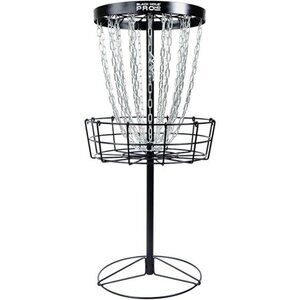 Disc Sports Black Hole Pro HD 24-Chain Portable Disc Golf Basket Target